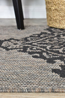 Alaska Indoor Outdoor 05 Brown Black Rug