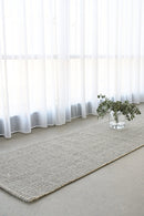 Madras Parker Dove Runner Rug