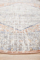 Mayfair Lorissa Peach Round Rug
