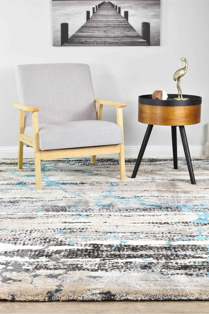 Dahlia 696 Beige Turquoise Rug