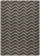 Moroccan Style Chevron Design Brown Beige Rug