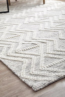 Maison Clara Black White Wool Rug