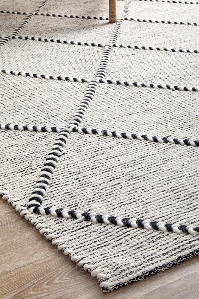 Maison Jasmin Grey Wool Rug