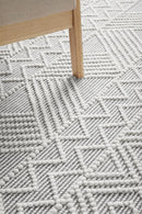 Maison Kate Grey Wool Rug