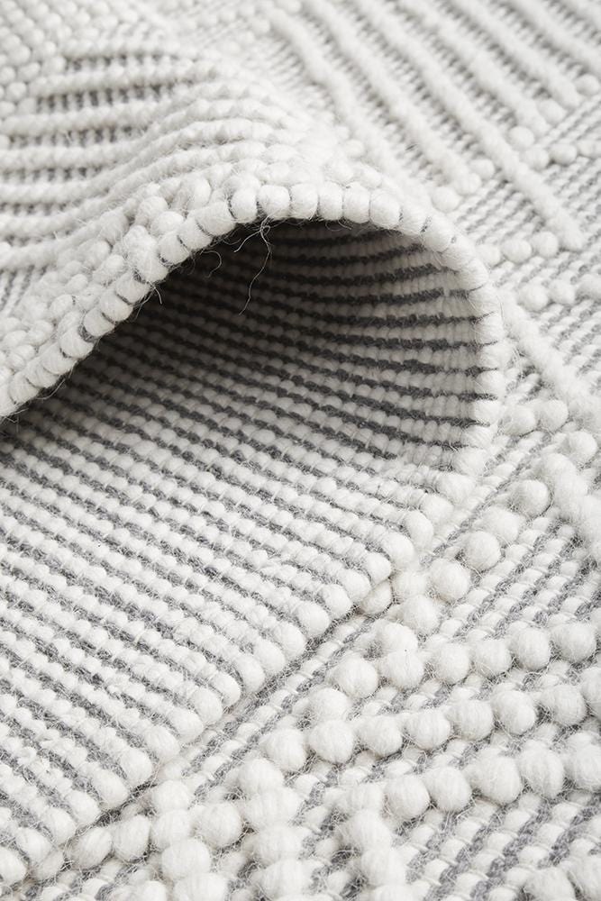 Maison Kate Grey Wool Rug