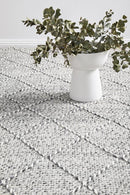 Maison Noah Grey Wool Rug