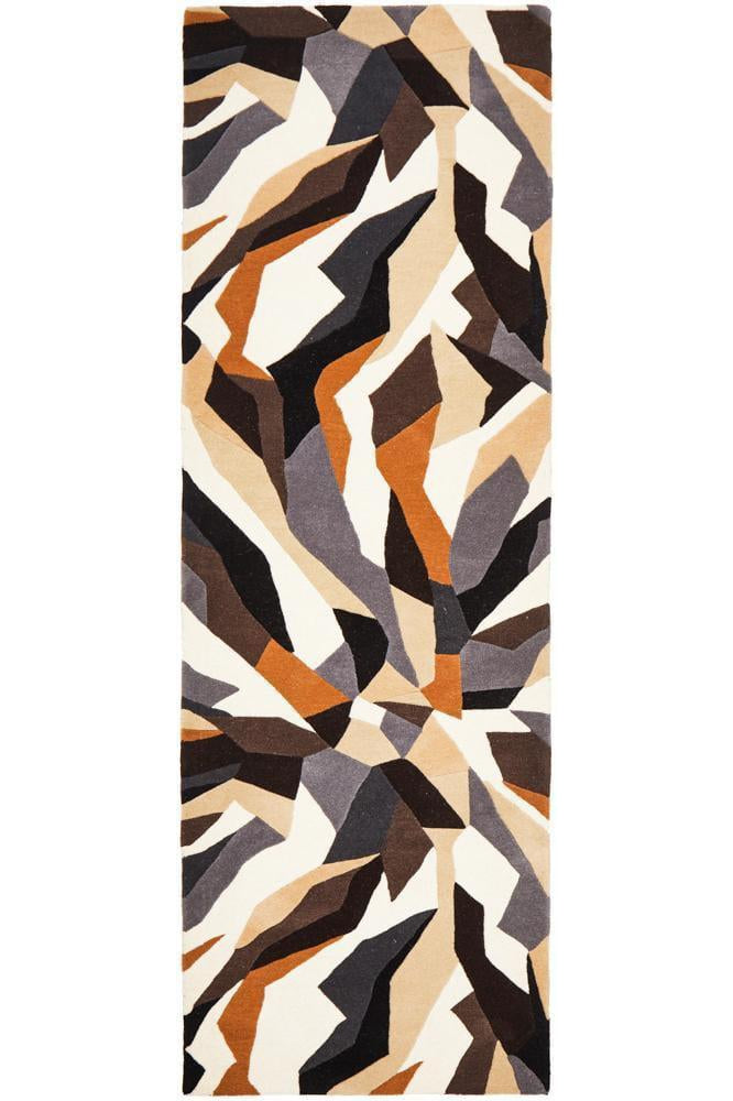 Matrix Pure Wool 903 Fossil Runner Rug