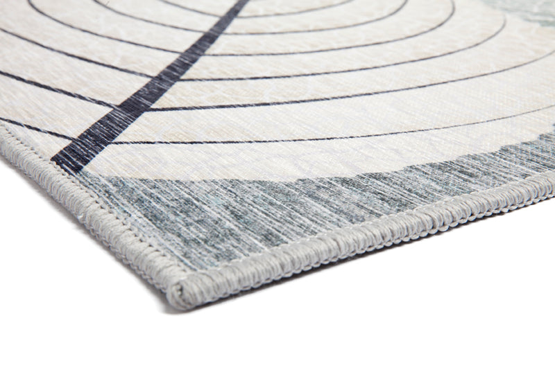 Maples Grey Non-Slip Rug