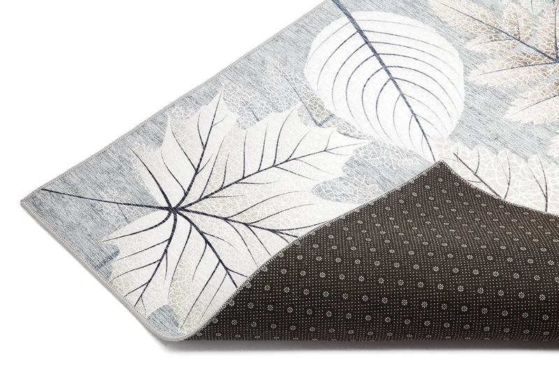Maples Grey Non-Slip Rug