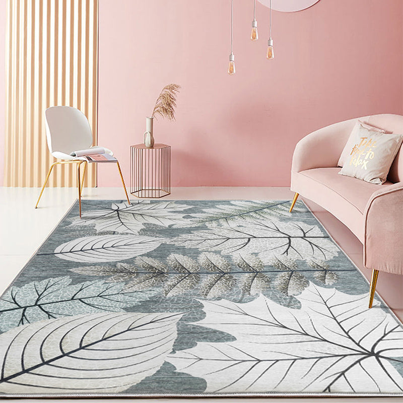 Maples Grey Non-Slip Rug