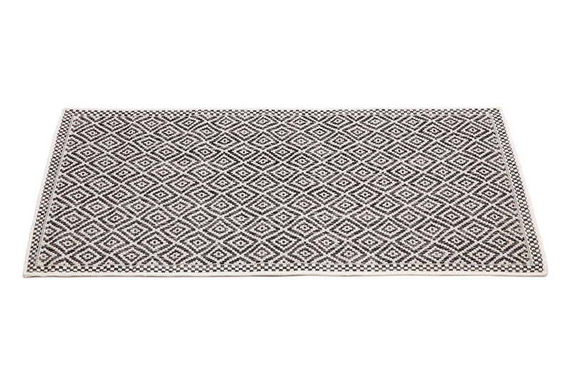 Moti Black & White Outdoor Rug