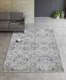 Mozaic Grey Non-Slip Rug