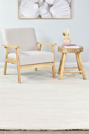 Naomi Topaz Cream Shag Rug