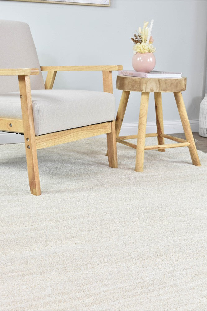 Naomi Topaz Cream Shag Rug