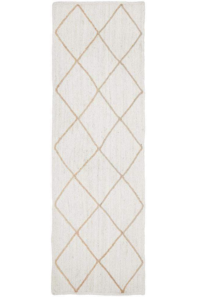 Noosa 222 White Rug