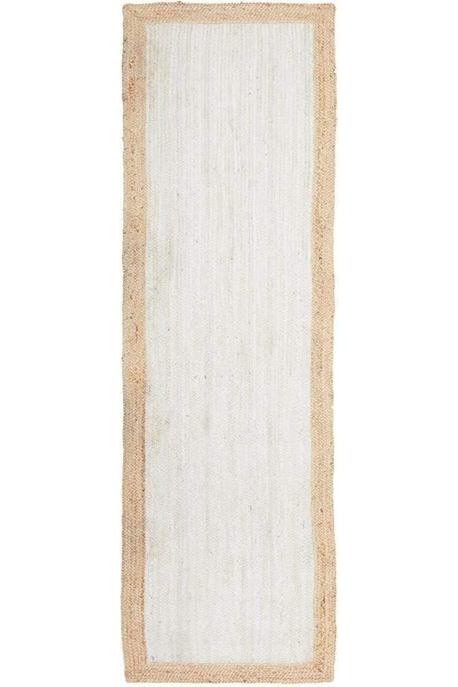 Noosa 333 White Natural Runner Rug