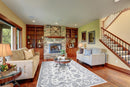 Nain Traditional Ivory Blue Rug