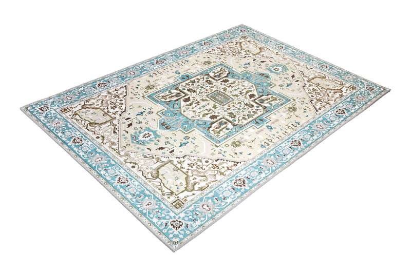 Noor Blue Non-Slip Rug