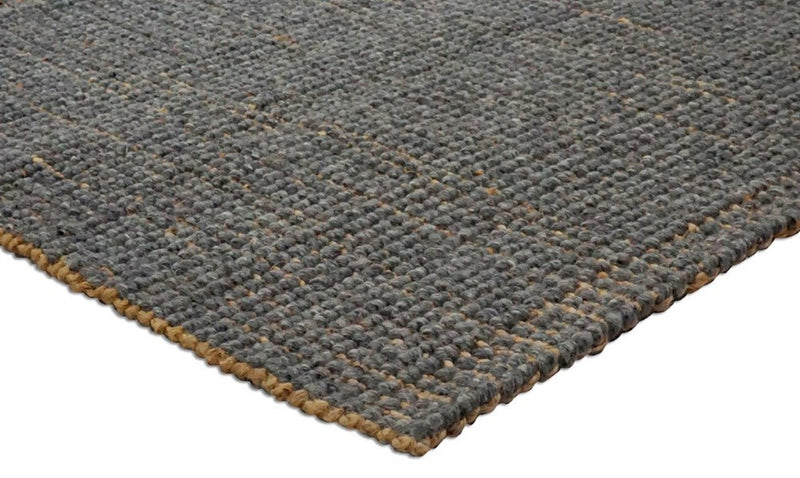 Orion Dark Grey Wool Rug
