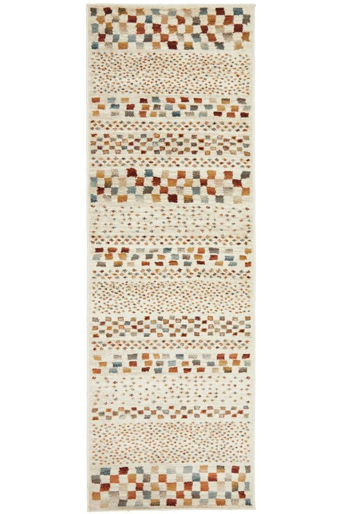Oxford Mayfair Squares Bone Rug