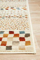 Oxford Mayfair Squares Bone Rug