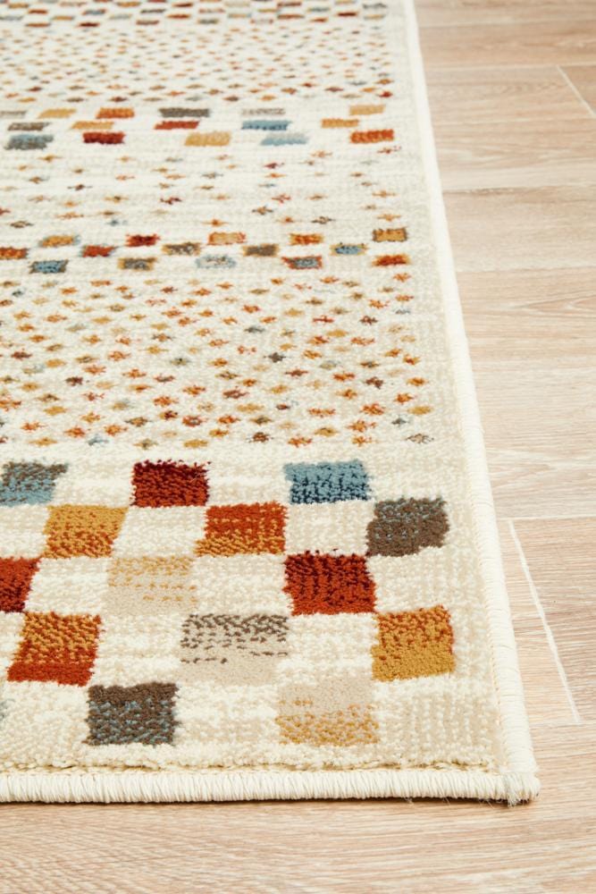 Oxford Mayfair Squares Bone Rug