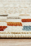 Oxford Mayfair Squares Bone Rug