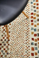 Oxford Mayfair Squares Bone Rug