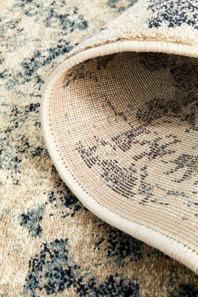 Oxford Mayfair Illusion Blue Runner Rug