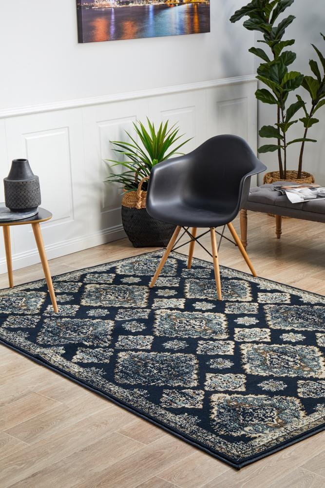 Oxford Mayfair Timeline Navy Rug