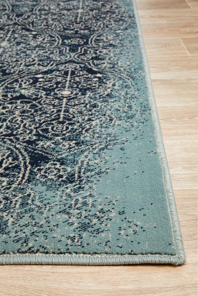 Oxford Mayfair Edge Denim Rug