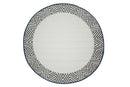 Olympia Grey Round Reversible Outdoor Rug