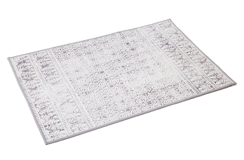 Oran Grey Non-Slip Rug