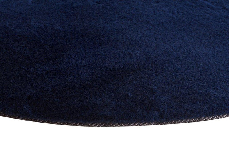 Pony Navy Round Rug