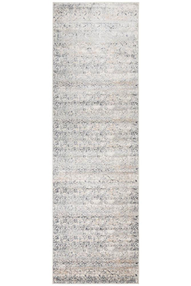 Providence Segments Traditional Blue Rug