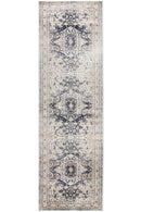 Providence Brushed Traditional Blue Rug