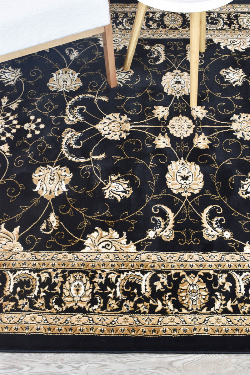 Vienna 84 Black Rug