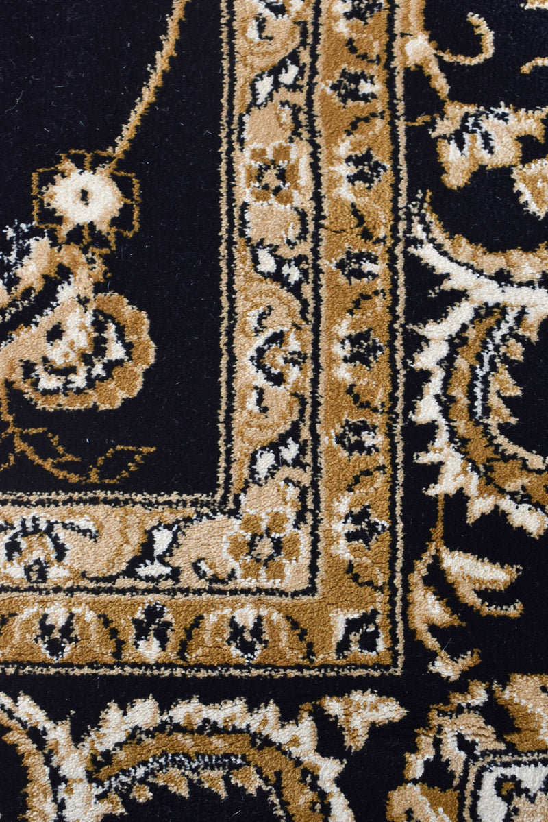 Vienna 84 Black Rug