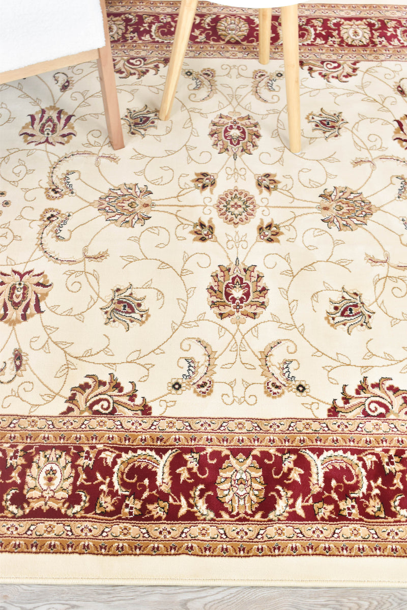 Vienna 84 Cream Red Rug