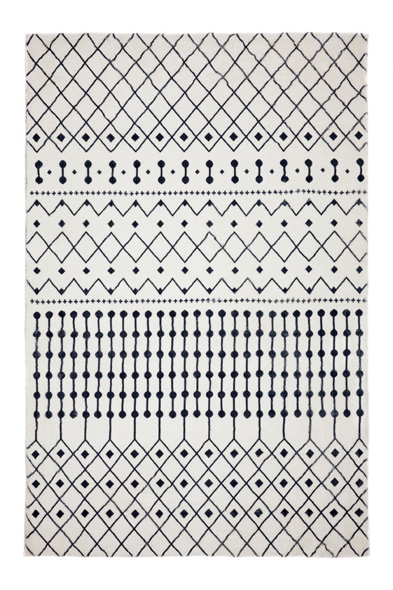 Skon Ivory Tribal Rug