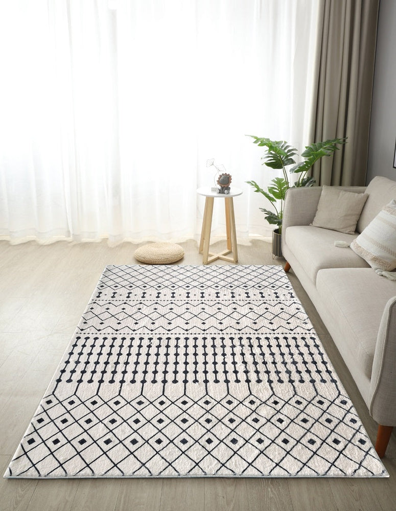 Skon Ivory Tribal Rug