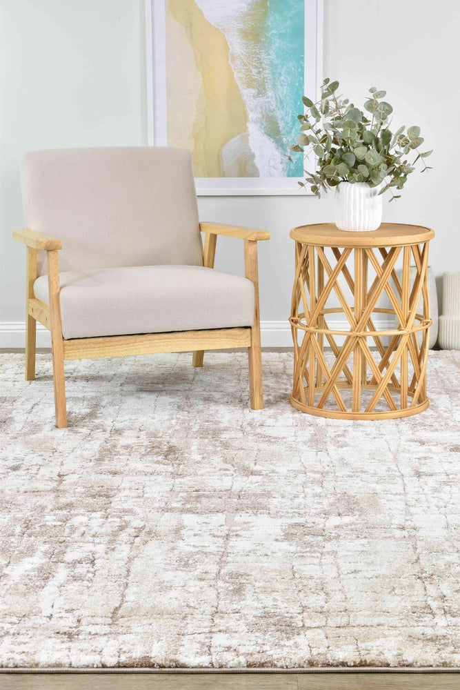 Roman Coconut Husk Beige Rug