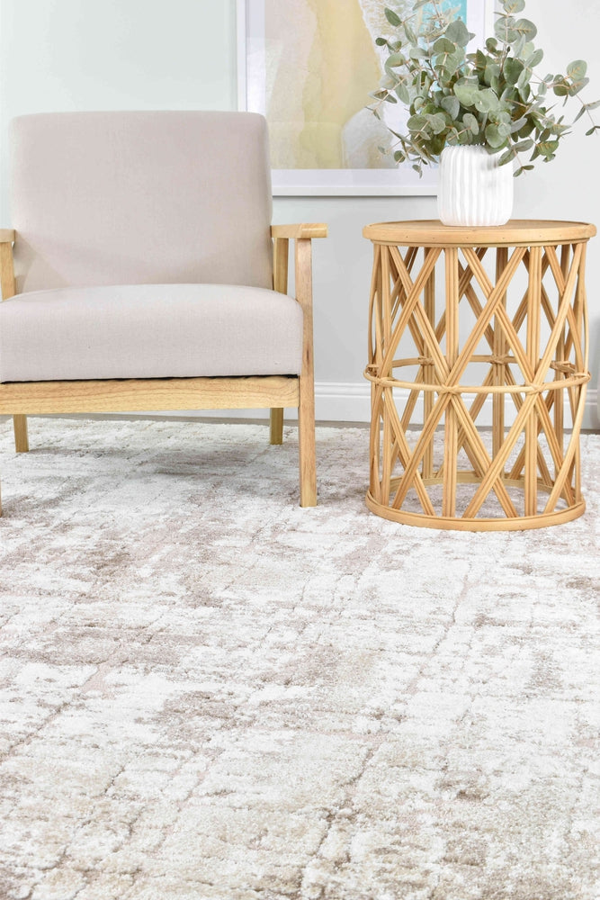 Roman Coconut Husk Beige Rug