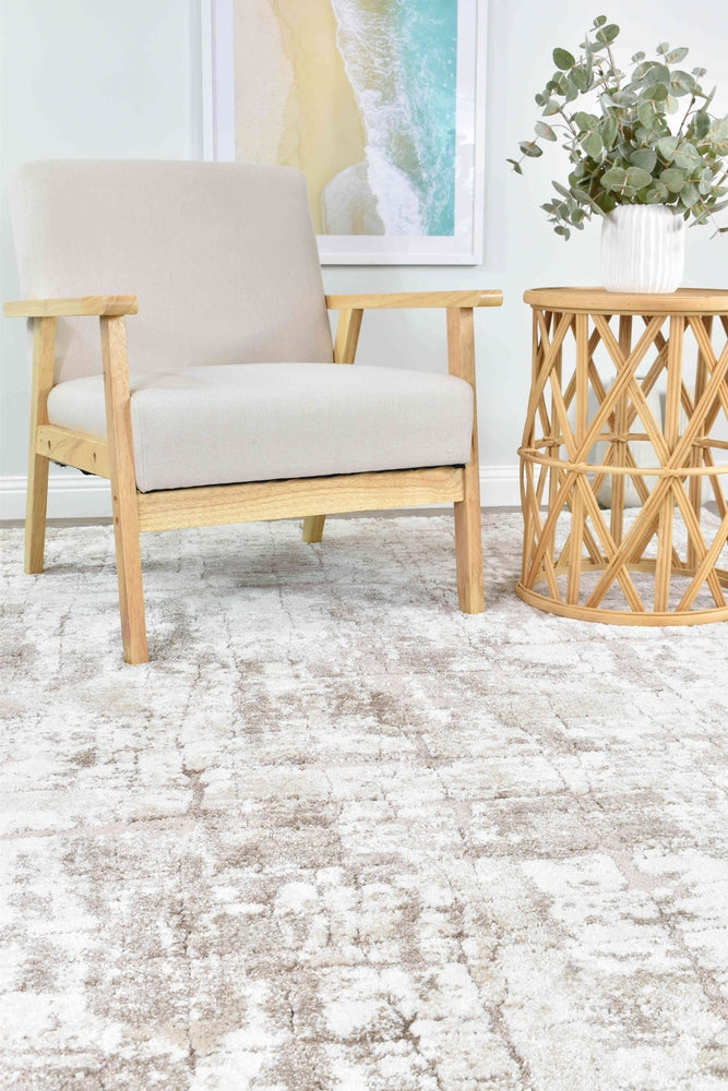 Roman Coconut Husk Beige Rug