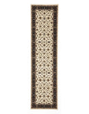 Sydney Collection Classic Rug Ivory With Black Border