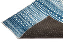 Subarashi Blue Non-Slip Rug