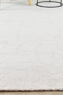 Contour White Agate Rug