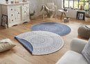 Terrazzo 39 Reversible Round Ocean Blue