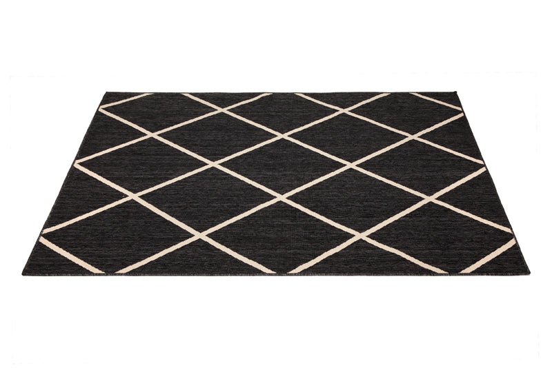 Tucson Black Outdoor Rug