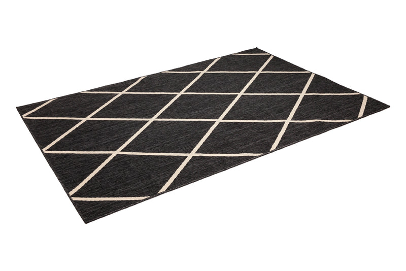 Tucson Black Outdoor Rug